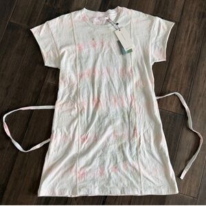 NWT John Elliott Subtle Tie-Dye Tee T-shirt Dress